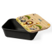 Caja para almuerzo safari con tapa de bambú