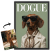 Portada de la revista DOGUE a partir de una foto Portada de la revista DOGUE a partir de una foto