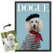 Portada de la revista DOGUE a partir de una foto Portada de la revista DOGUE a partir de una foto