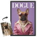 Portada de la revista DOGUE a partir de una foto Portada de la revista DOGUE a partir de una foto