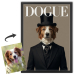 Portada de la revista DOGUE a partir de una foto Portada de la revista DOGUE a partir de una foto