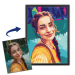 Retrato al estilo pop art WPAP a partir de una foto