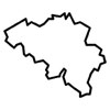 Mapa de Bélgica