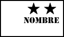 En el costado con nombre
