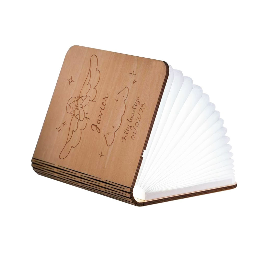 L�mpara Libro Personalizada Bautizo