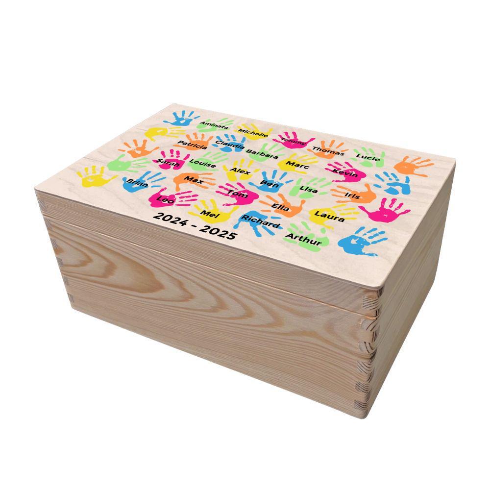 Caja de herramientas personalizada manos de ni�os