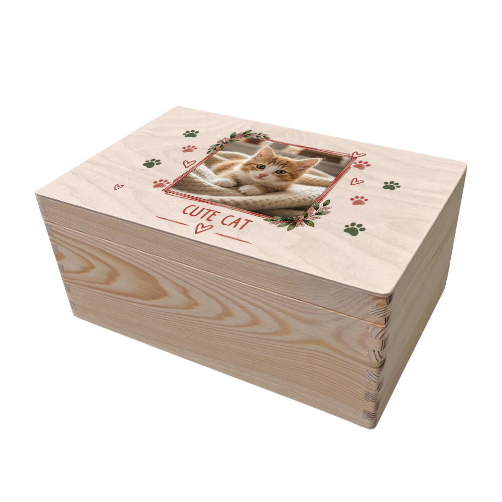 Caja de almacenaje personalizada para perro o gato