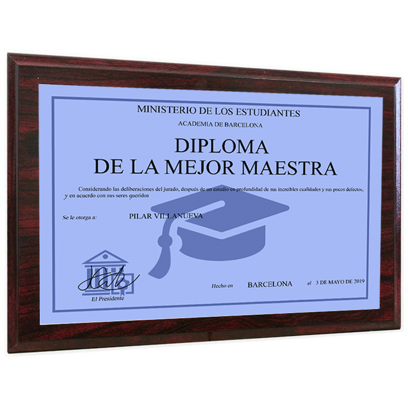 Diploma Personalizado A4 - 21x29.7cm, Con Bordes Dorados Y Sello, Texto A Elección, Ideal Para Regalos