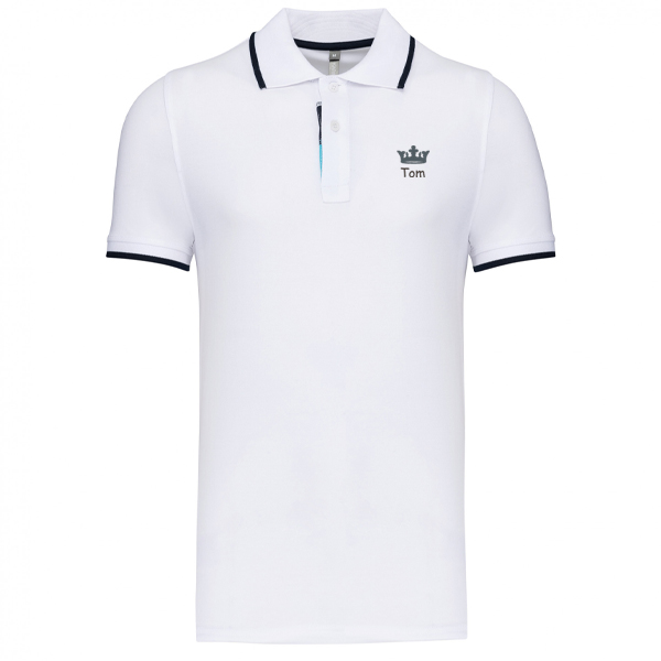 Polo deportivo de manga corta personalizado