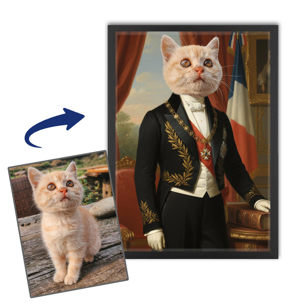 Retrato extravagante de su mascota